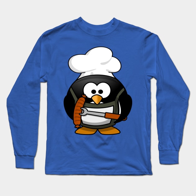 Penguin chef Long Sleeve T-Shirt by Totallytees55